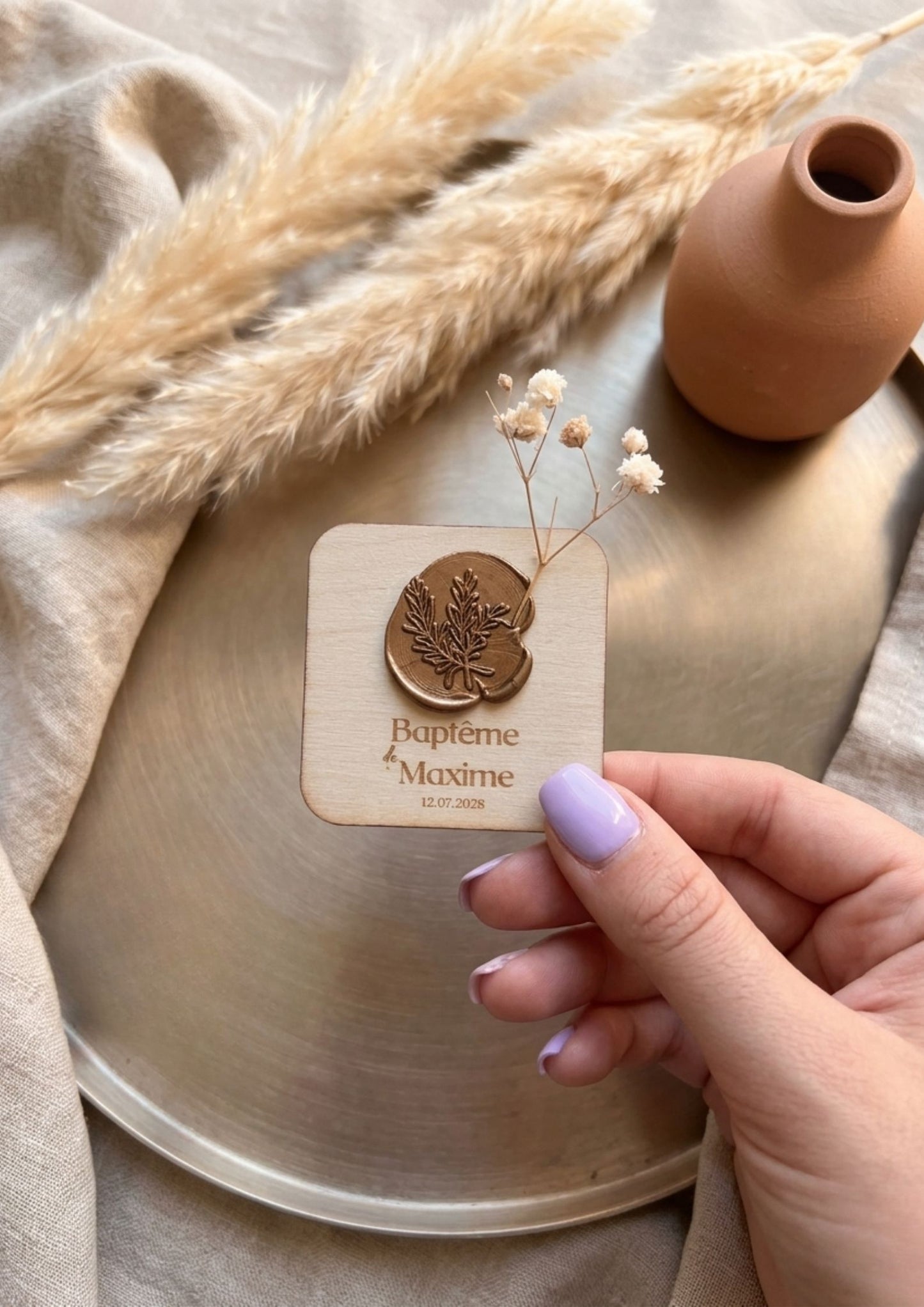 Magnet Baptême Maxime