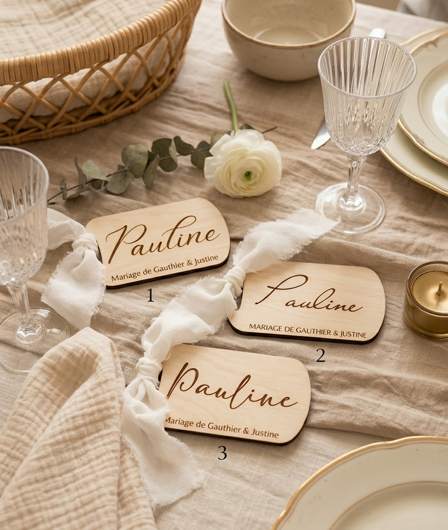 Marque-places Mariage