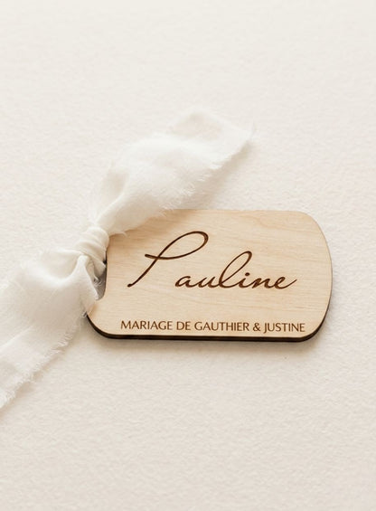 Marque-places Mariage