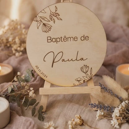 Carte Baptême Paula