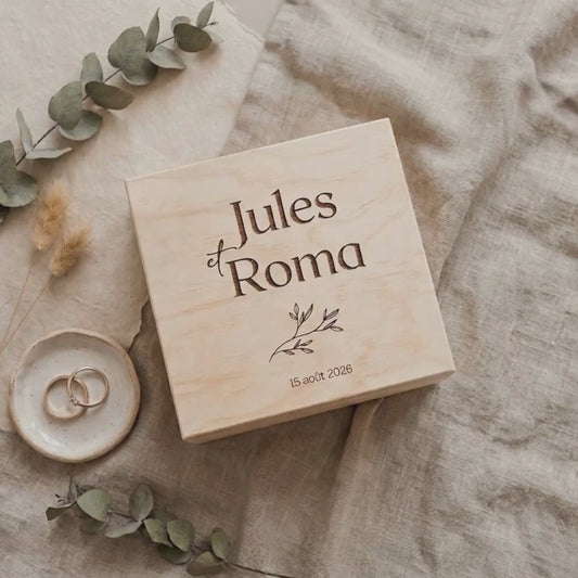 Boîte à souvenirs Mariage